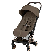 Детская прогулочная коляска Cybex Coya Style Rosegold Coconut Brown 01